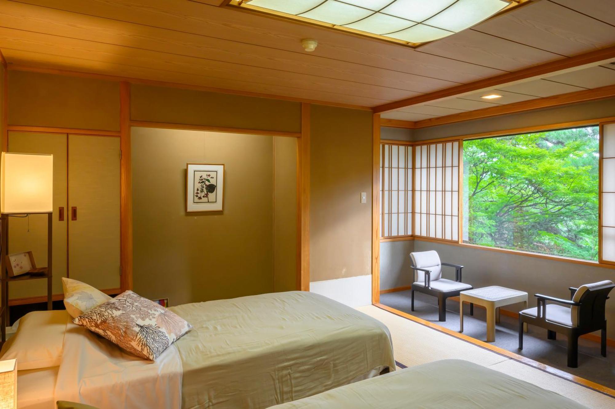 Senkeien Tsukioka Hotel Kaminoyama Exterior foto